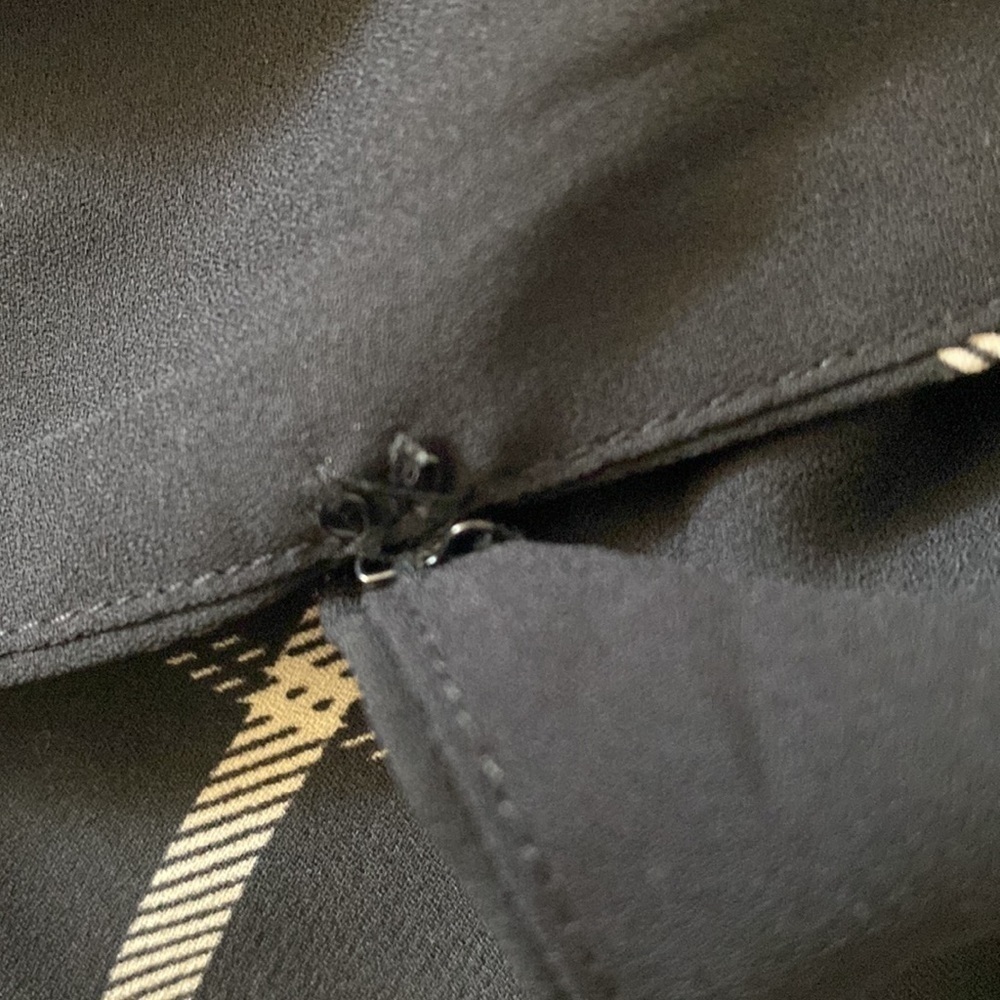 Cabi Check Crossover Cami Peplum Top - image 8